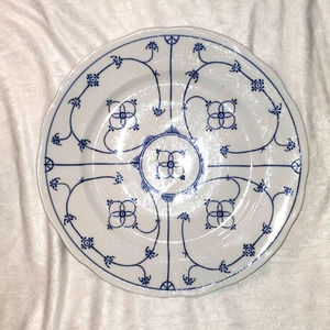 Desert Plate Scalloped 6" Winterling Bavaria Jaeger Blau Fine China Porcelain